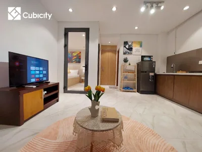 투베드룸 아파트 — Cubicity Hidden House - 500m to Tan Dinh Church, Free Laundry